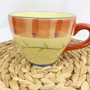 Pfaltzgraff Oversized Mug Cup Coffee Soup Handpainted Ceramic